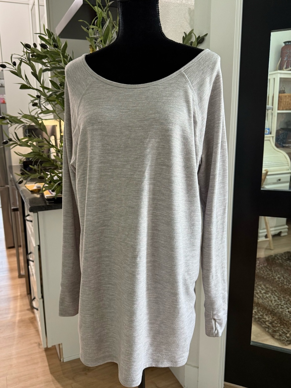 Ideology Boatneck Long Sleeve Tunic 1X